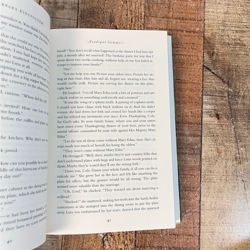 Prodigal Summer Barbara Kingsolver contemporary Nature Outdoors Hardcover Book
